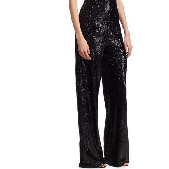 Cinq a Sept- ‘Shelby’ Black Sequin Pantsuit - Picture 11 of 15